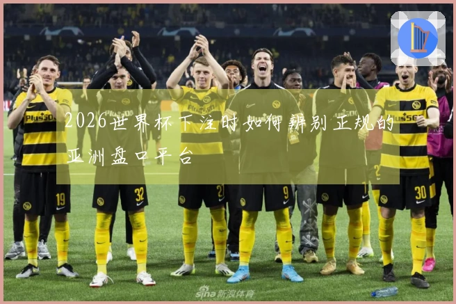 2026世界杯下注时如何辨别正规的亚洲盘口平台